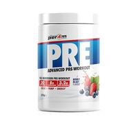 Per4m Pre Workout Stim, Pré-Entraînement Énergie Explosive, Endurance et Concentration, Performance Sportive avec Caféine Naturelle, Musculation Force Athlétique Fitness Gym Premium, Berry Blast, 570g