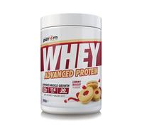 Per4m Whey Protein Concentrée, Prise de Masse et Récupération Musculaire, Acides Aminés Essentiels, Haute Teneur en Protéines, Faible en Glucides, Complément Fitness Sport - Jammy Biscuit - 900g