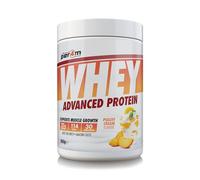 Per4m Whey Protein Concentrée, Prise de Masse et Récupération Musculaire, Acides Aminés Essentiels, Haute Teneur en Protéines, Faible en Glucides, Complément Fitness Sport - Peachy Cream - 2010g
