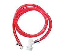 PERA Ligne de verrouillage à boule de 0,6 cm, déconnexion de gaz MFL avec conduite de gaz de 1,5 m pour brassage maison