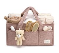 PeraBella Organisateur de couches pour table à langer, panier de rangement, organisateur de voiture, organisateur de chambre d'enfant, rangement portable