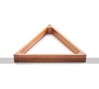 Peradon 15 Ball Wooden Snooker Triangle - Mahogany - for 2 inch Balls