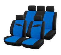 Peraline Housse Protection pour siège de Voiture bi Couleur Noir et Bleu (Scenario)