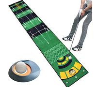 Peralng Tapis de Putting à Domicile pour l’Entraînement de Golf, Pofessionnel Tapis D'entraînement de Golf à Domicile pour Cour Intérieure Extérieure - 50x300cm