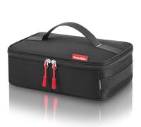 PeranoRidia 4L Sac Isotherme Repas Petit, Thermique Lunch Box pour Hommes Femmes, Glaciere Souple Sac Gamelle Lunch Bag avec Poignée pour Pique-nique Travail Bureau École, Noir