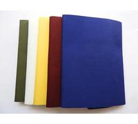 Percale Thermocollant -12 x 45 cm - Pièce De Réparation Thermo Adhésive Tous Tissus. (Plusieurs couleurs au choix) (5 percales bleu royal/bordeaux/jaune/écru/kaki)