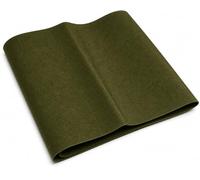 Percale Thermocollante Vert Kaki 12 x 45 cm - Entoilage Thermocollant Tissé 80 % Polyester 20 % Coton - Renfort Couture, Réparation Textile, Cols, Poignets, Vestes, Pantalons, Sacs & DIY