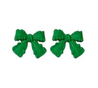 Perçant Perceuse Nettoyeur Colle Accessoires Bijoux Small And Cute Bow Earrings: Charming Accessories That Of Sweetness And To Your Look Fournitures Outils Perceuse Fabrication (Green, One Size)
