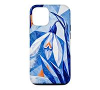 Perce-Neige à facettes dans Un Jardin en Cristal Bleu Coque pour iPhone 12/12 Pro