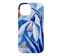 Perce-Neige à facettes dans Un Jardin en Cristal Bleu Coque pour iPhone 14