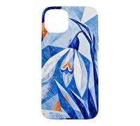 Perce-Neige à facettes dans Un Jardin en Cristal Bleu Coque pour iPhone 15 Plus