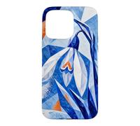 Perce-Neige à facettes dans Un Jardin en Cristal Bleu Coque pour iPhone 15 Pro Max