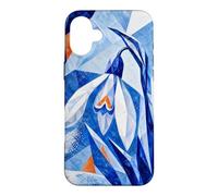 Perce-Neige à facettes dans Un Jardin en Cristal Bleu Coque pour iPhone 16 Plus