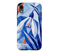 Perce-Neige à facettes dans Un Jardin en Cristal Bleu Coque pour iPhone XR
