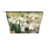 Perce-Neige de Printemps Sauvage, Trousse de Toilette Trousse de Maquillage Sac à cosmétiques Trousse de Toilette de Voyage Portable