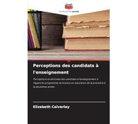 Perceptions des candidats à l'enseignement