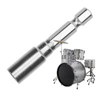 Perceuse à clé à tambour - Tuner de harpe en métal 1 x 1 x 5 cm, embout de perceuse portable pour accordage de piano, outil rapide pour ajuster la hauteur | Outil de clé à tambour pour