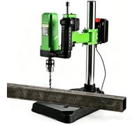 Perceuse à Colonne de Banc Mini, Table de Forage D'établi, Interrupteur électronique à Vitesse, Bras Rotatif à 360°, Vitesse de Broche 90 Tr/Min, Course de Broche 40 mm