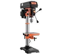 Perceuse d'établi VEVOR 304,8 mm, 750 W, 440-2580 tr/min Perceuse d'établi à vitesse variable, avec table de travail inclinable de 0 à 45°, lampe de travail à LED, positionnement par rayons X