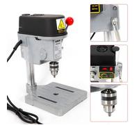 Perceuse à colonne Mini 340W - perceuse d'établi 2600-12000 tr/min - Mandrin 1-10mm - Idéal pour Bois,Métaux Non-Ferreux