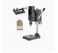 Perceuse à colonne, Mini perceuse d'établi, perceuse de précision, fraiseuse, outil multifonctionnel for la maison, perceuse portable(800W with vise)