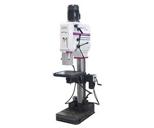 Perceuse à colonne par engrenages industrielle jusque ø 55 mm CM4 2,8 kW 400V table de travail motorisée Optidrill DH55G