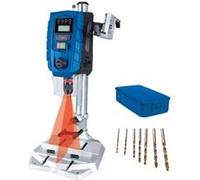 Scheppach Perceuse d'établi DP60SE 710W Ecran digital Jeu de forets inclus | Lumière LED & Laser | Mandrin 1,5-13mm | Perceuse à 2 vitesses avec vitesse variable : 170-880/490-2600 min-1