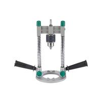 Perceuse à Colonne, Support de perceuse électrique manuel 1.5mm-13mm, Guide de perçage vertical réglable, positionneur, Guide à Angle droit, support de localisation de chevilles(2 Handles)