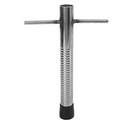 Perceuse à Glace de pêche d'hiver, Piquet de Tente de Piquet en Spirale de Camping Portable en Acier Inoxydable pour la pêche sur Glace en Plein air Camping Pique-Nique Conception