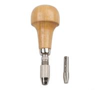 Perceuse à main avec poignée en bois pour modélisme | Poignée en bois, mandrin en alliage, fabrication de bijoux, moulage de résine, enroulement de fil, poignée ergonomique