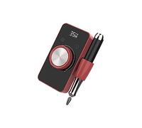 Perceuse à ongles 35000 tr/min, perceuse électrique rechargeable sans fil for en acrylique Puissante et efficace(STE107-Red)
