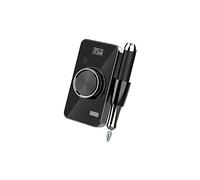 Perceuse à ongles 35000 tr/min, perceuse électrique rechargeable sans fil for en acrylique Puissante et efficace(STE107-Dark Gray)