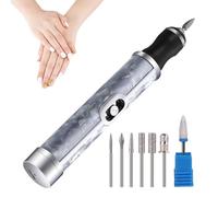 Perceuse à ongles,Broyeur d'ongles pour ongles épais humains | Lime à électrique professionnelle à 4 vitesses pour épais, polissage des