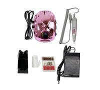 Perceuse à ongles électrique 35000 tr/min, perceuse polir les , machine manucure for kit d'outils d'art des , lime avec , Faibles vibrations(Mirror Pink)