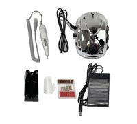 Perceuse à ongles électrique 35000 tr/min, perceuse polir les , machine manucure for kit d'outils d'art des , lime avec , Faibles vibrations(Mirror Sliver)