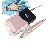 Perceuse à Ongles électrique 85 W, Perceuse à Ongles électrique Portable Professionnelle 35 000 Tr/min, Machine De Manucure Rechargeable, Faible Chaleur, Faible Bruit,B3