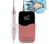 Perceuse à Ongles électrique 85 W, Perceuse à Ongles électrique Portable Professionnelle 35 000 Tr/min, Machine De Manucure Rechargeable, Faible Chaleur, Faible Bruit,A5