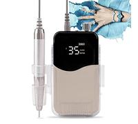 Perceuse à Ongles électrique 85 W, Perceuse à Ongles électrique Portable Professionnelle 35 000 Tr/min, Machine De Manucure Rechargeable, Faible Chaleur, Faible Bruit,A4