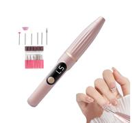 Perceuse à ongles électrique à cordon - Machine à ongles professionnelle 35000 tours/min | Fichier électronique portable pour ongles acryliques et gels, outil rechargeable de manucure et pédicure, ba