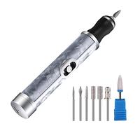 Perceuse à ongles électrique professionnelle sans fil à 4 vitesses, outils d'ongles en acrylique pour façonner les bords, ponceuse à ongles d'orteils pour ongles épais