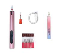 Perceuse à ongles électrique sans fil pour gel acrylique, poudre de trempage, vernis portable, outil de manucure et pédicure