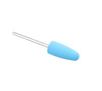 Perceuse à ongles en Silicone, fraise, mèches, limes, tampon de bavure for Machine électrique, broyeur d'art des, outils coupe cuticules, 10 pièces Pour Polissage Ébarbage(Blue)
