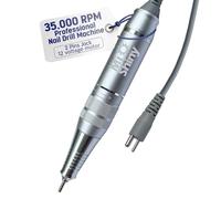 Perceuse à ongles professionnelle 35 000 tr/min avec 2 broches Jack - Perceuse manuelle pour ongles - Remplacement du cordon de perceuse à ongles