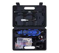 Perceuse à outils rotative 135 W filaire 10 000-32 000 U min Outil électrique rotatif multifonction 6 vitesses variables pour couper et bricoler, comme meuleuse, meuleuse, graveur et polisseuse