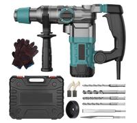 Perceuse à Percussion 1200W 1050 RPM, Embrayage de Sécurité, 3 Fonctions avec Contrôle des Vibrations pour Métal, Bois et Béton