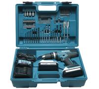 Perceuse à percussion 18V (2x 1,5Ah) avec accessoires dans coffret synthétique - MAKITA HP457DWE10