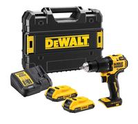 Perceuse à percussion 18V (2x2,0 Ah) en coffret - DEWALT DCD709D2T-QW
