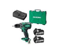 Hikoki Perceuse à percussion 18V DV18DEWJZ avec 2 batteries 5.0Ah BSL1850MA, chargeur, coffret