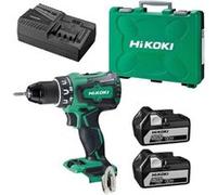 Perceuse à percussion 18V - HIKOKI - avec 2 batteries 18V 5.0Ah BSL1850MA + chargeur + coffret - DV18DEWJZ G