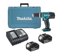 Perceuse à percussion 18V LXT (2x3.0 Ah) en coffret - MAKITA DHP453SFE